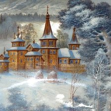 Схема вышивки «Монастырь»