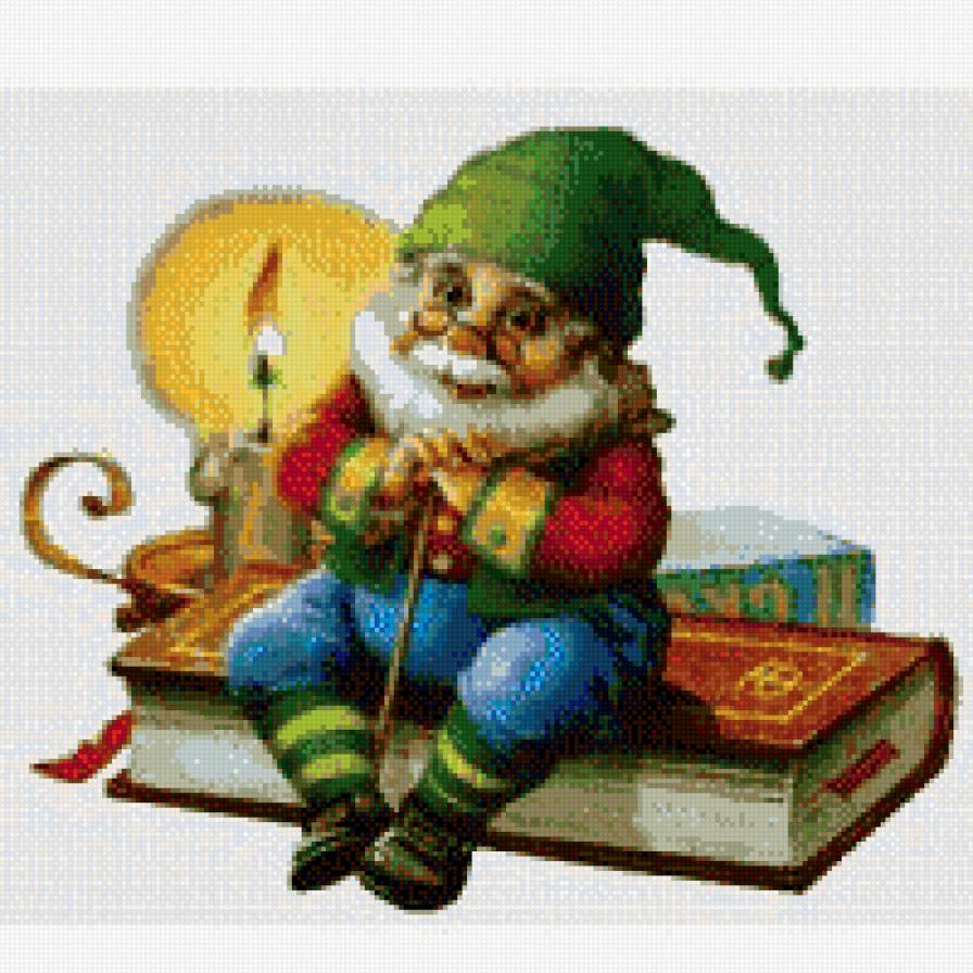 гном сказочник - свеча, гном, сказка - предпросмотр