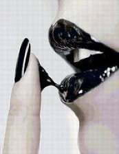 Схема вышивки «губы»