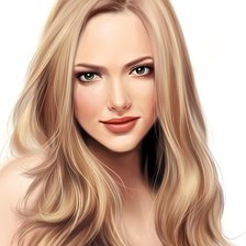 Схема вышивки «Девушка»