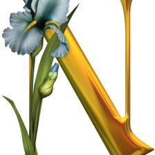 Схема вышивки «буква»