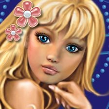 Схема вышивки «Девушка»