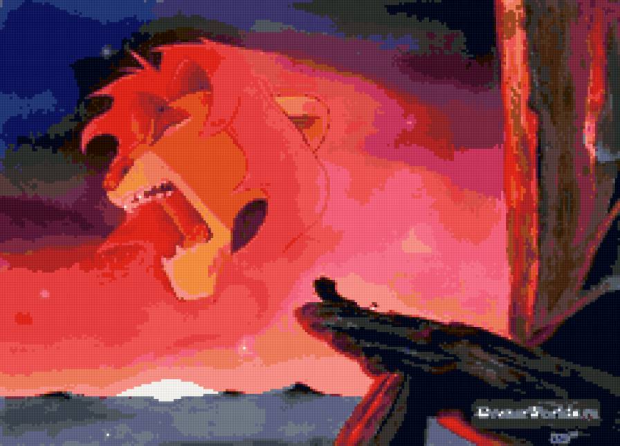 король лев - кошка, король лев, мультфильмы - предпросмотр