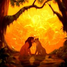 Схема вышивки «король лев»