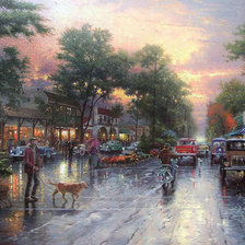 Схема вышивки «Thomas Kinkade»