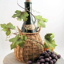 Схема вышивки «вино»