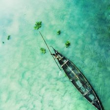 Схема вышивки «Лодка»