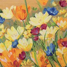 Схема вышивки «цветы»