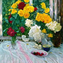 Схема вышивки «натюрморт»