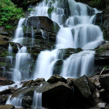 Схема вышивки «водопад»
