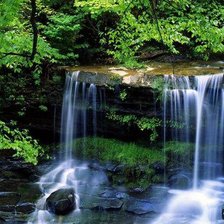 Схема вышивки «водопад»