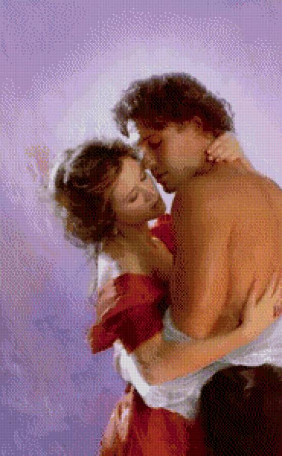 Пара - поцелуй, страсть, любовь - предпросмотр