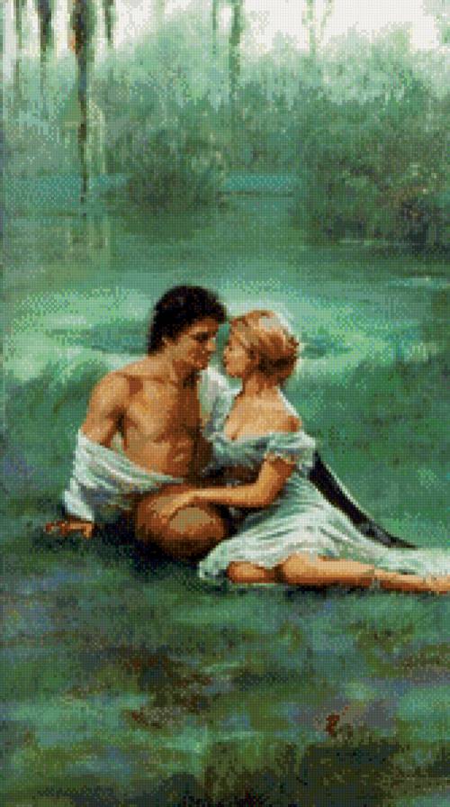 Пара - любовь, поцелуй, страсть - предпросмотр