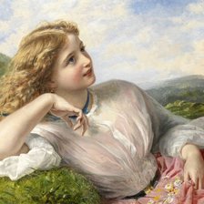 Схема вышивки «девушка»