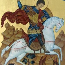 Схема вышивки «Юрій Змієборець»