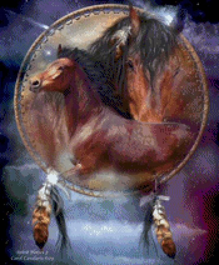 Дух коня (Carol Cavalaris) - каваларис, конь, тотем - предпросмотр