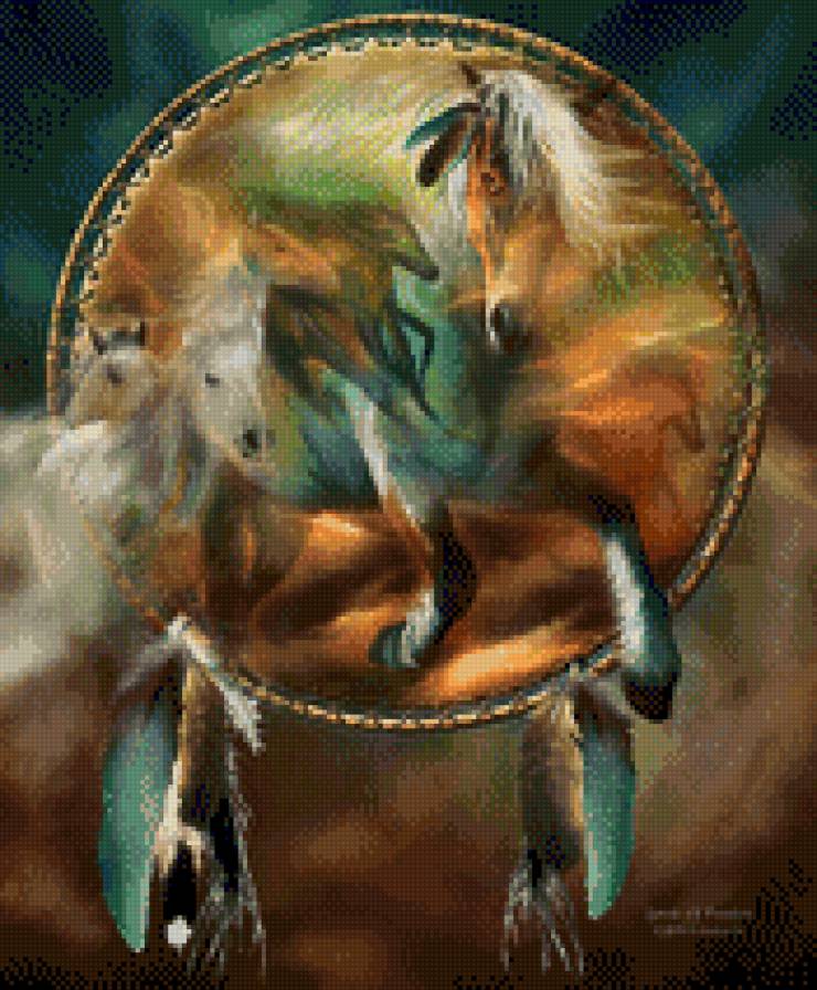 Дух свободы (Carol Cavalaris) - лошадь, каваларис, тотем, свобода - предпросмотр