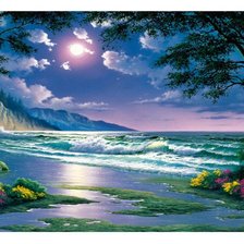 Схема вышивки «южный прибой»