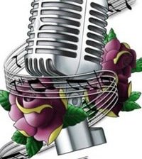 Схема вышивки «Цветочный микрофон»