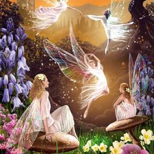 Схема вышивки «сказочные феи»