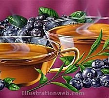 Схема вышивки «хотите чая?»