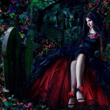 Схема вышивки «Могила»