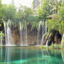 Схема вышивки «Водопад»