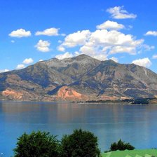 Схема вышивки «Горы»