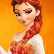 Схема вышивки «Эльза-повелительница огня»