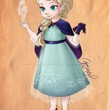 Схема вышивки «Малютка Эльза»