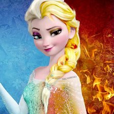 Схема вышивки «Эльза противоположности»