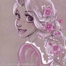 Схема вышивки «Рапунцель»