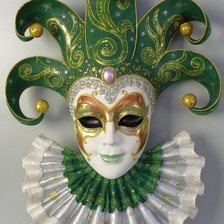 Схема вышивки «маска»