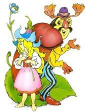 Схема вышивки «дюймовочка»