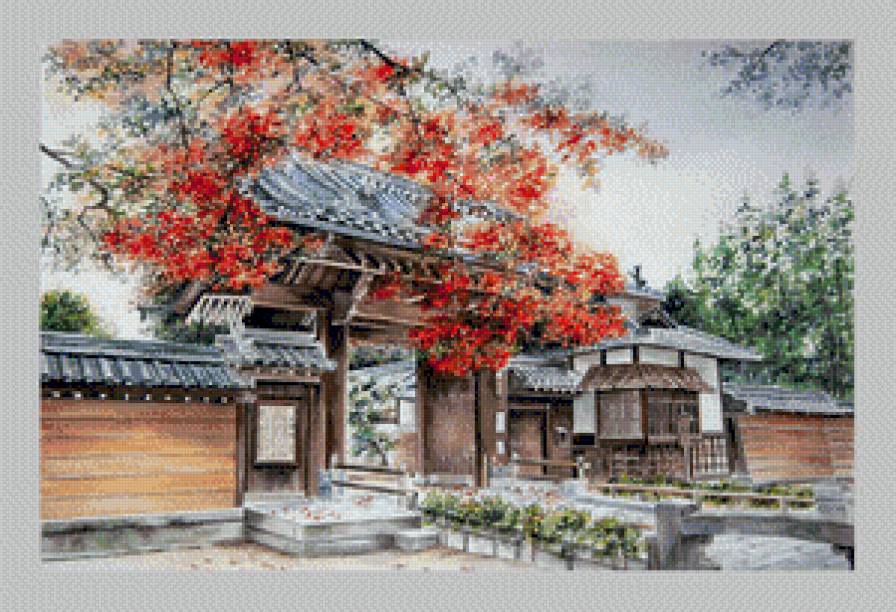 японский сад - пейзаж - предпросмотр