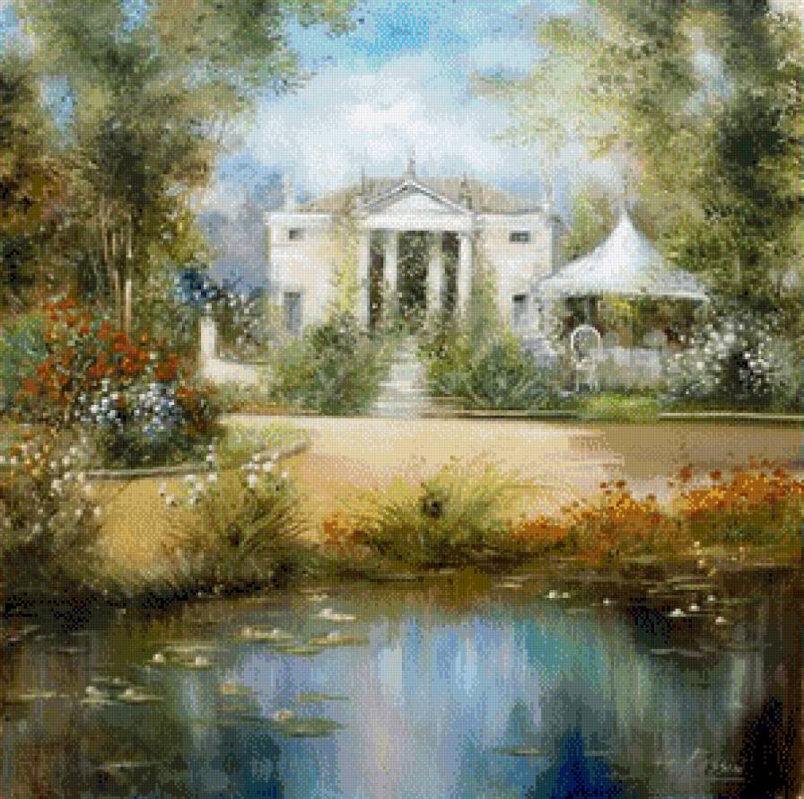 жаркий летний полдень - пейзаж - предпросмотр