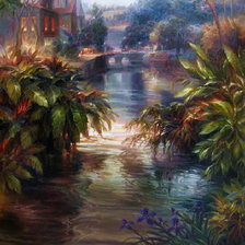 вечерний парк