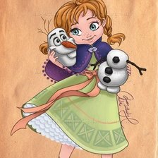 Схема вышивки «Малышка Анна»