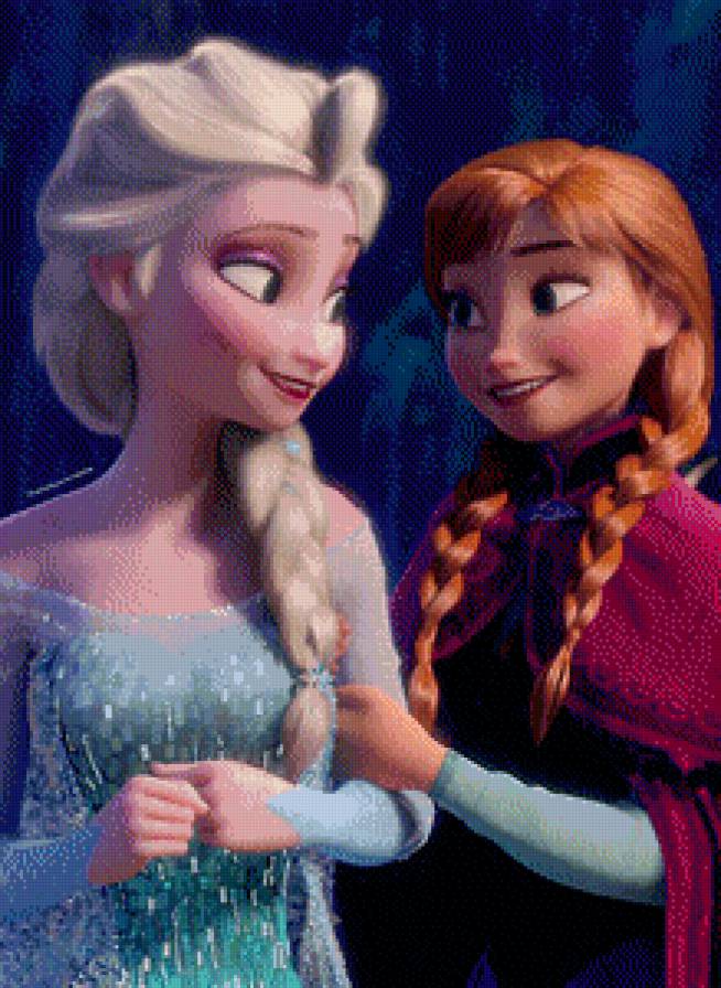 Эльза и Анна - предпросмотр