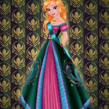 Схема вышивки «Красавица Анна»