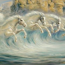 Схема вышивки «морской пейзаж»