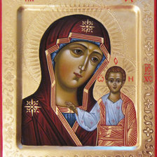 Схема вышивки «МАТЕРЬ БОЖЬЯ»