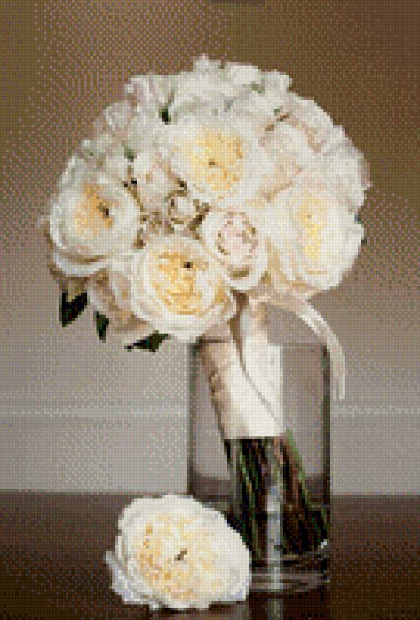 Белые пионы - белые пионы - предпросмотр