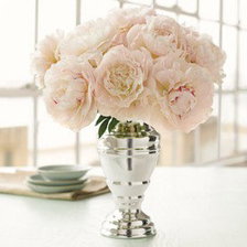 Схема вышивки «Белые пионы»