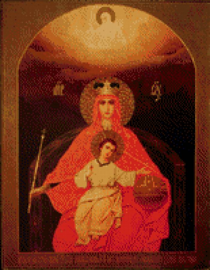 Богородица - икона - предпросмотр