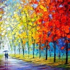 Схема вышивки «прогулка»