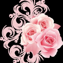 Схема вышивки «Розы»