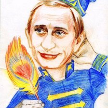 Схема вышивки «Жар птица поймана»