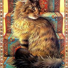 Схема вышивки «Кошечка»