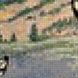 Предпросмотр схемы вышивки «Осень в горах» (№633082)